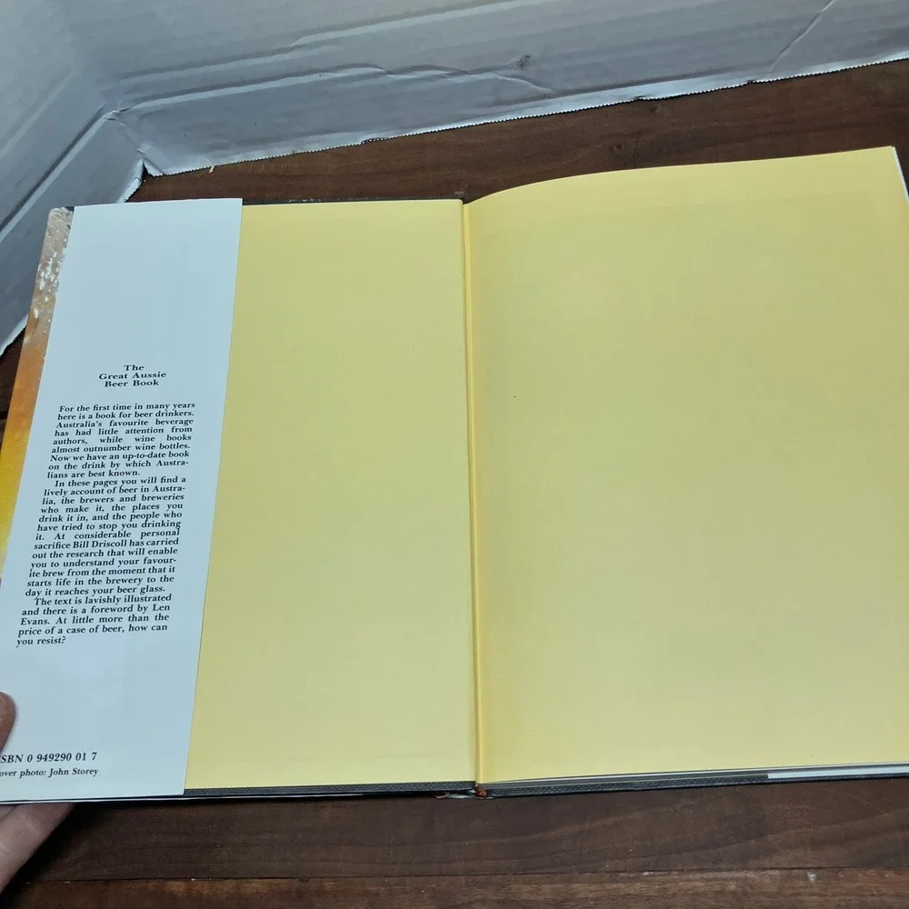 The Great Aussie Beer Book Bill Driscoll 1984 First Edition Australian Brewing